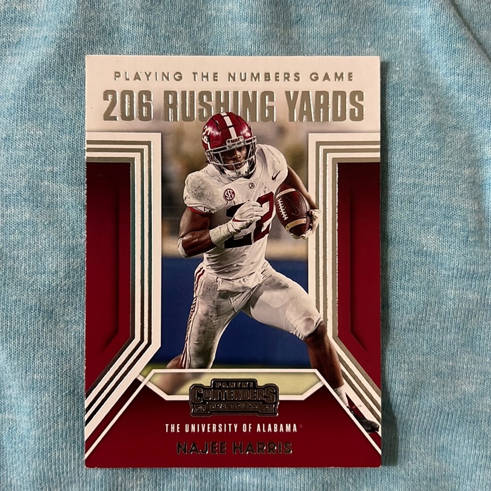 Najee Harris college football card